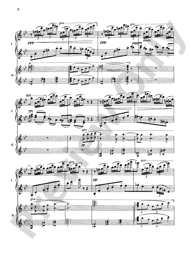 Fantaisie-tableaux (Suite No. 1), Opus 5 - I. Barcarolle - Piano Duo (2 Pianos, 4 Hands)