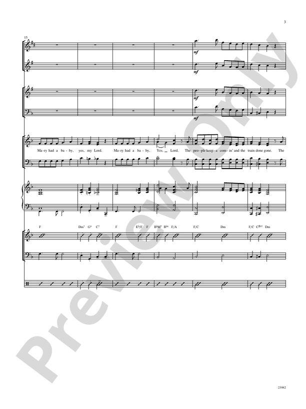 Born in Bethlehem (Four Christmas Spirituals)