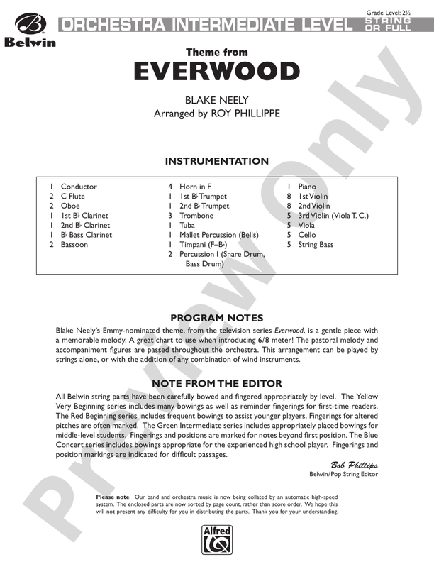 Everwood, Theme from
