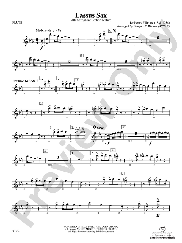 Lassus Sax: Flute