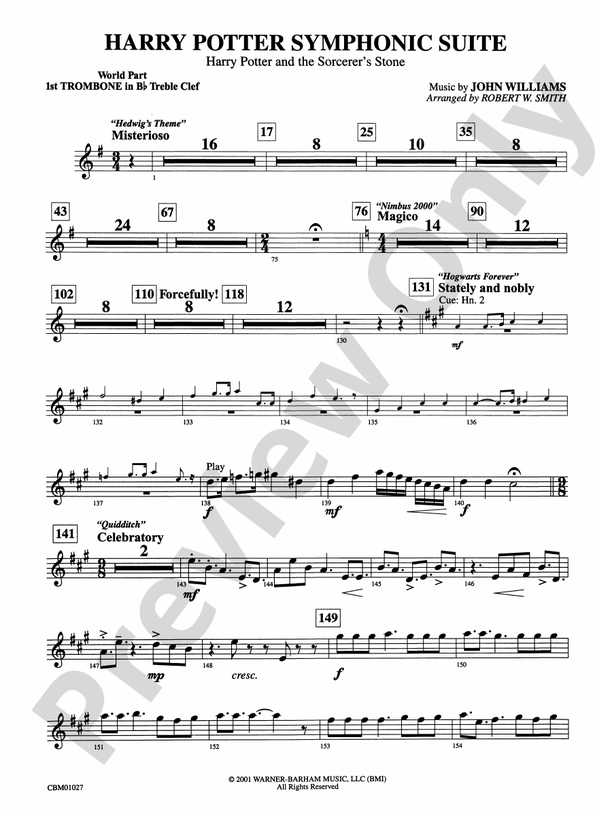 Harry potter on sale theme trombone