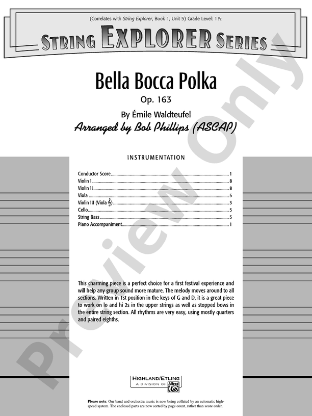 Bella Bocca Polka