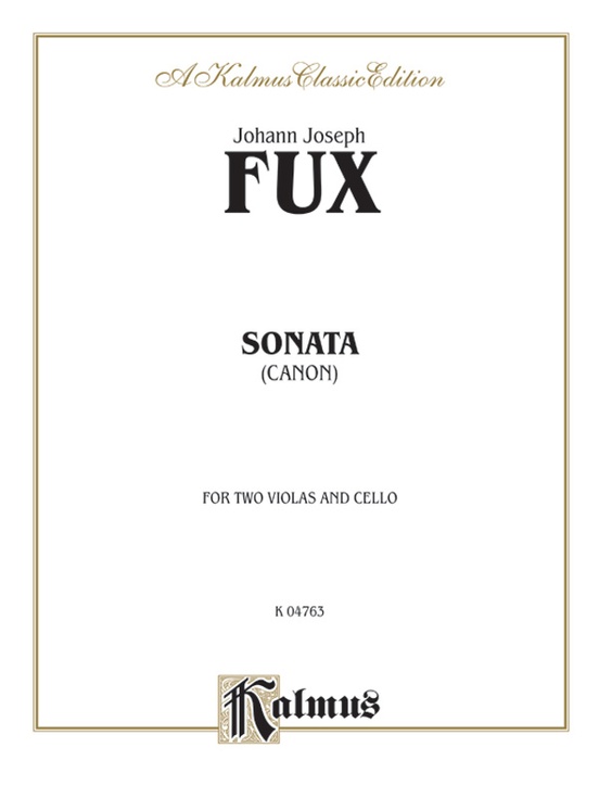 Sonata (Canon) for Two Violas and Basso Continuo