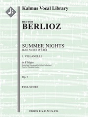 Summer Nights, Op. 7 (Les nuits d'ete): 1. Villanelle (transposed in F)
