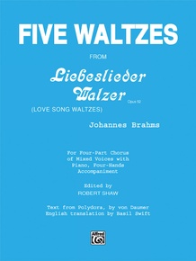 Five Waltzes (from <I>Liebeslieder Walzer</I>)