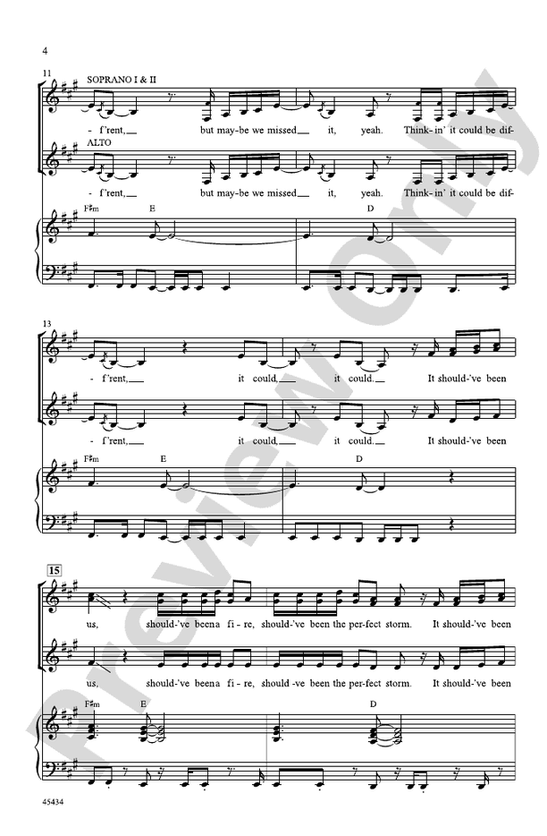 Should've Been Us: SSA Choral Octavo: Ludvig Söderberg - Digital Sheet ...