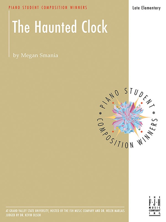 The Haunted Clock Late Elementary Piano Sheet Megan Smania Alfred Music