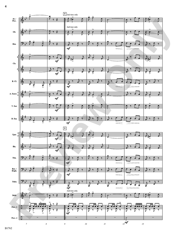 the-golden-thirteen-score-timothy-loest-digital-sheet-music-download