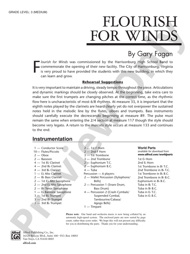 Flourish for Winds