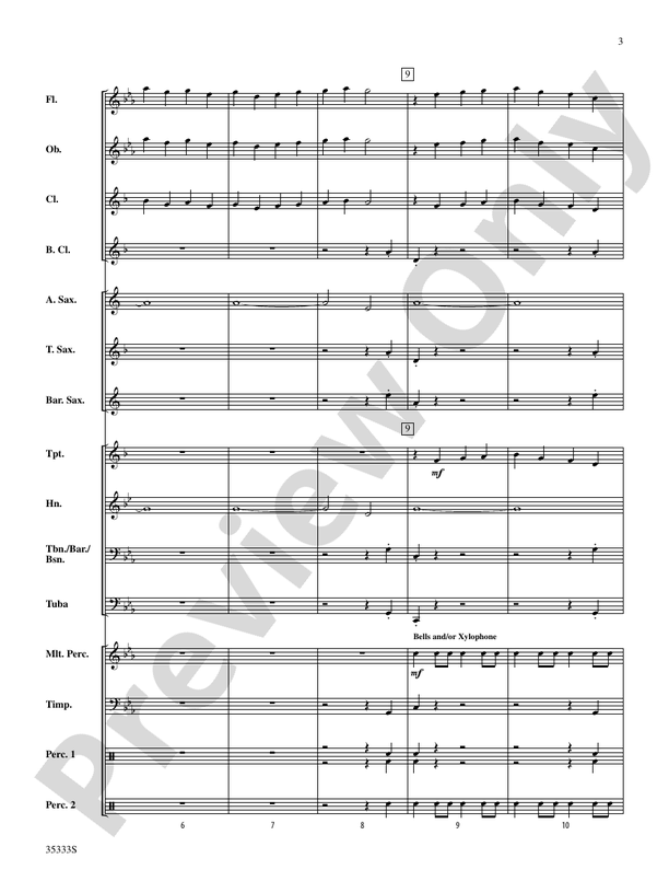 Armada Score Concert Band Score Digital Sheet Music Download