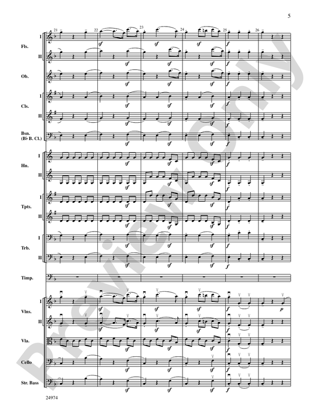 Beethoven's First Symphony, Second Movement