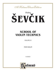 School of Violin Technics, Opus 1, Volume IV 