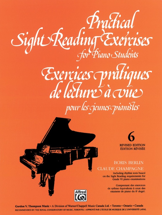 Practical Sight Reading Exercises for Piano Students, Book 6