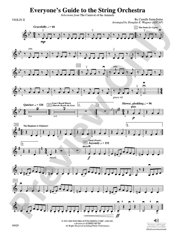 Everyone's Guide to the String Orchestra 2nd Violin 2nd Violin Part