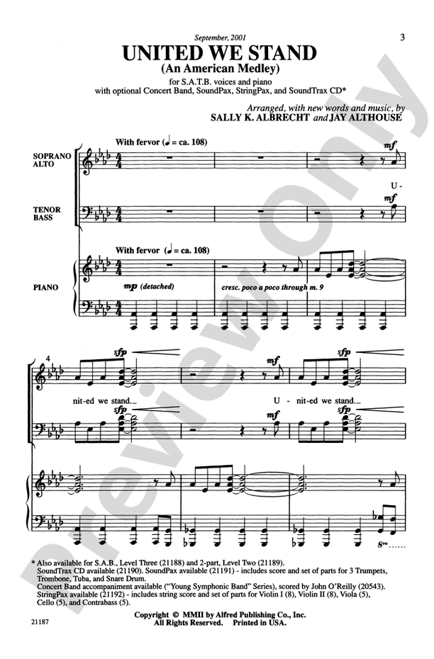 United We Stand (An American Medley)