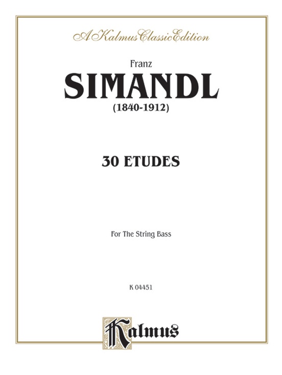 Thirty Etudes for String Bass