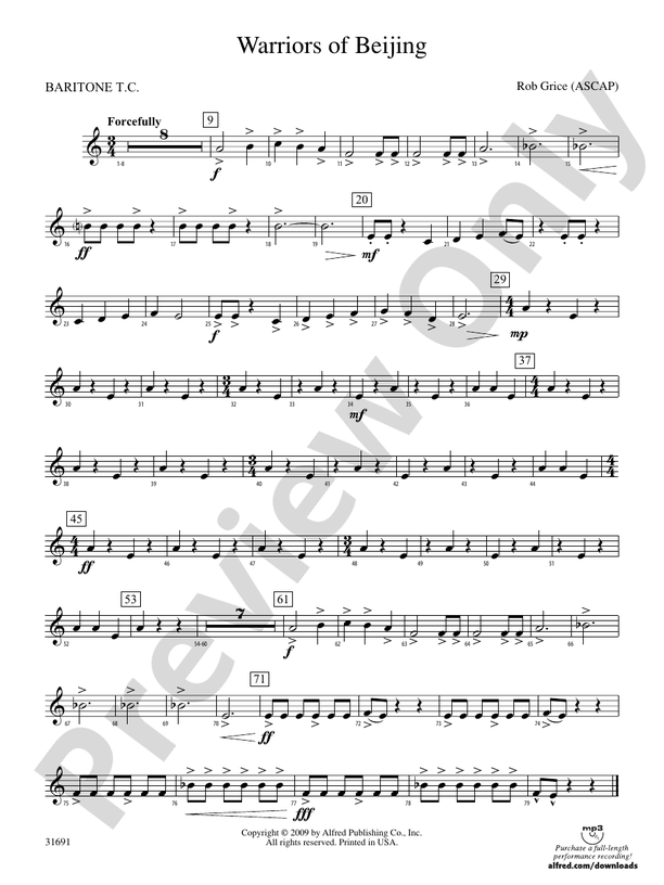 Afterlife: Baritone B.C.: Baritone B.C. Part - Digital Sheet Music