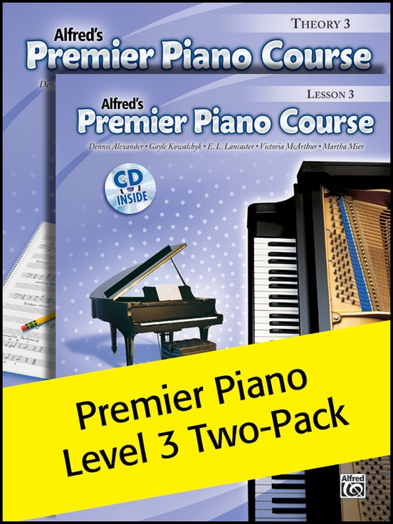 Premier Piano Course, Lesson & Theory 3 (Value Pack)