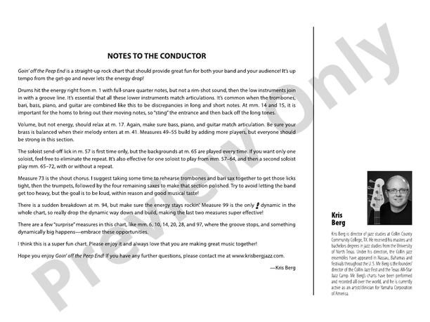 Goin' off the Peep End