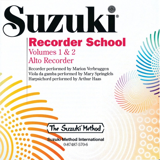 Suzuki Recorder School (Alto Recorder) CD, Volume 1 & 2