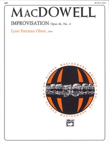 MacDowell: Improvisation, Opus 46, No. 4