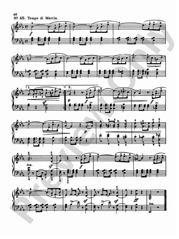 Loeschorn: Studies, Op. 65: No. 48 Part - Digital Sheet Music Download