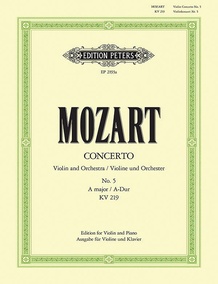 Violin Concerto No. 5 in A K219 (Edition for Violin and Piano): Violin ...