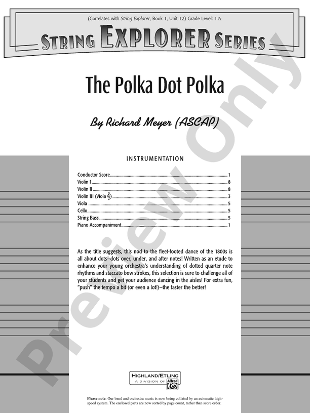 The Polka Dot Polka                                                                                                                                                                                                                                       
