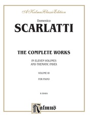 Scarlatti: The Complete Works, Volume III