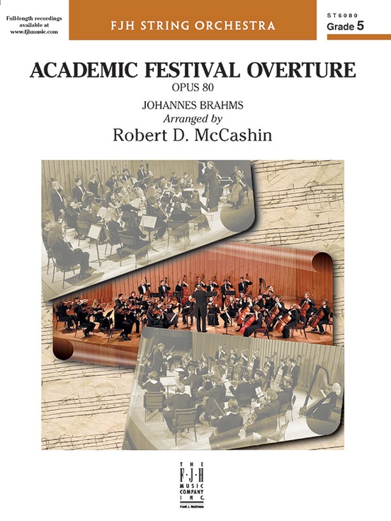 Academic Festival Overture, Opus 80: String Orchestra