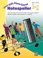 Alfred's Kid's Piano Course Notespeller 1 & 2