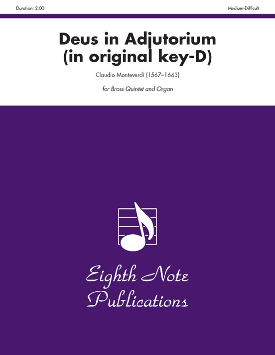 Deus in Adjutorium (in original key of D)