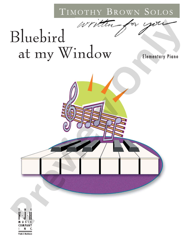 Bluebird at my Window Piano Timothy Brown Digital Sheet Music Download