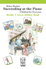Succeeding at the Piano, Sticker Book - Grade 1