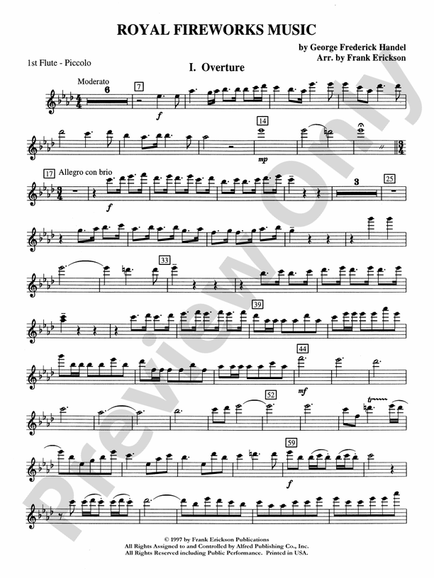 royals flute sheet music