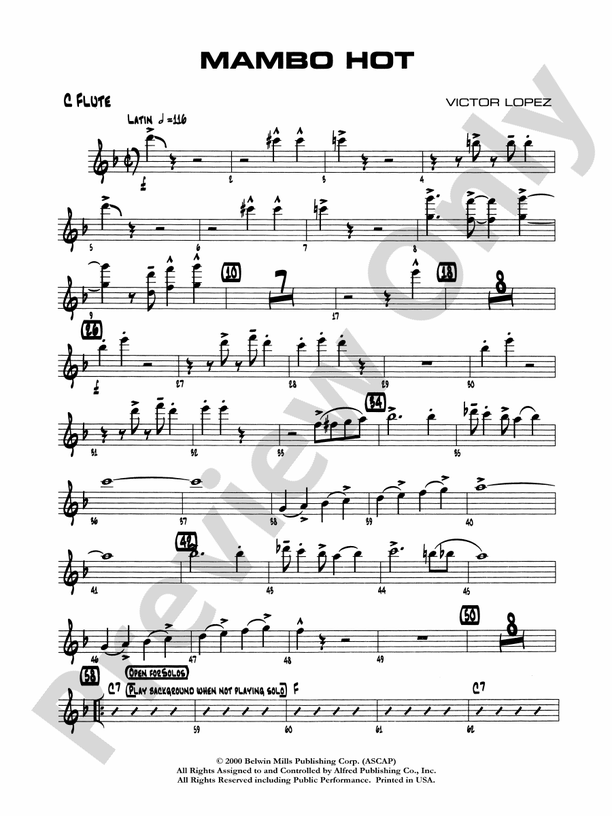 Mambo Hot: Flute