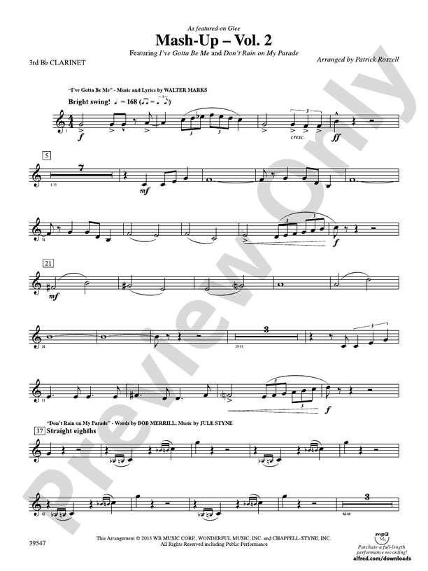 MashUp Vol. 2 3rd Bflat 3rd Bflat Part