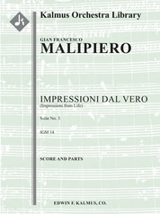 Impressioni dal Vero (Impressions from Life): Suite No. III, IGM 14