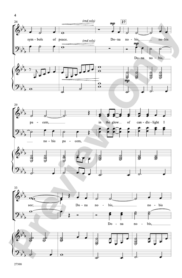 One Candle SATB Choral Octavo Andy Beck Digital Sheet Music Download