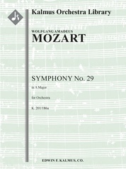 Symphony No. 29 in A, K. 201/186a