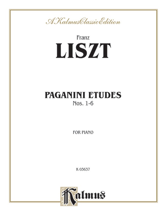 Paganini Etudes Nos. 1--6