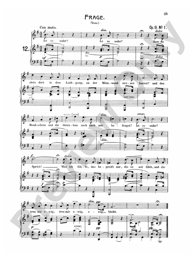 Mahler: 7 Late Songs (Medium Voice And Piano) (KT7614