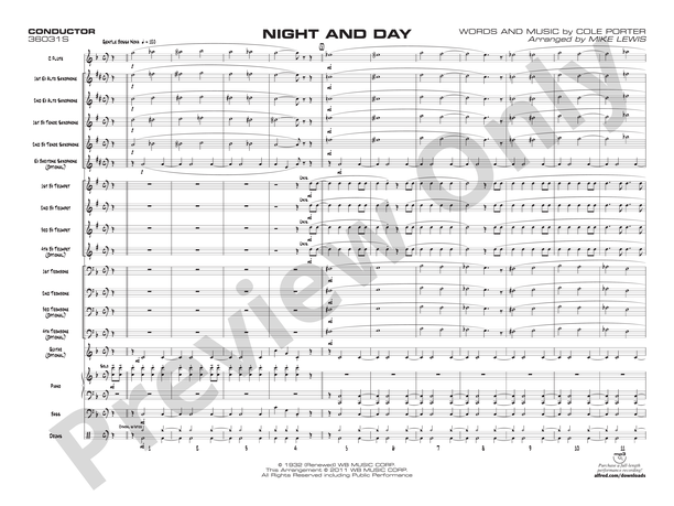 Night and Day: Score