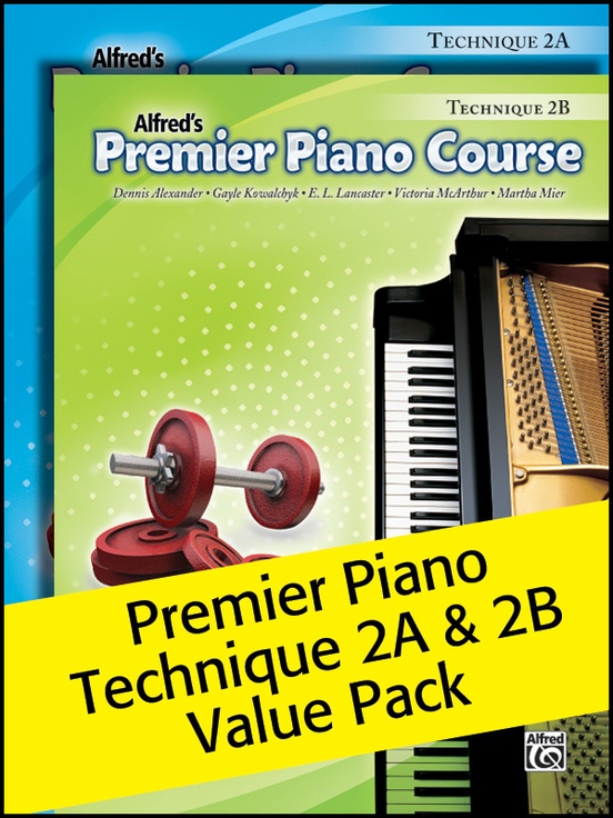 Premier Piano Course, Technique 2A & 2B (Value Pack)