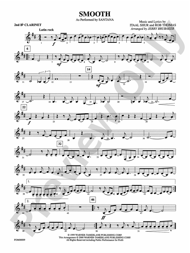 Smooth: 2nd B-flat Clarinet