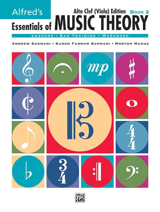 Alfred's Essentials of Music Theory: Book 2 Alto Clef (Viola) Edition