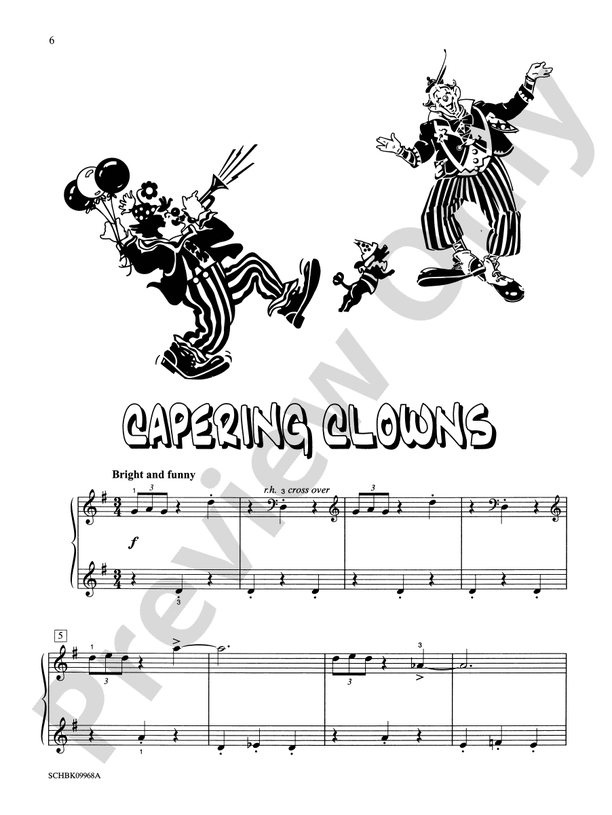 Capering Clowns - Piano Solo