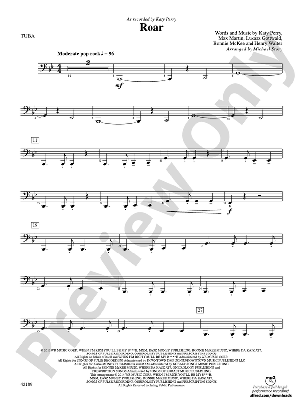 Katy Perry - Roar Lyrics, PDF, American Pop Songs