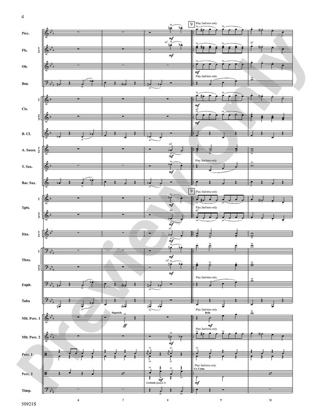Helloween,MasterOf the rings,Bandscore楽譜 The Ringmaster: Score: Concert Band Score - Digital Sheet