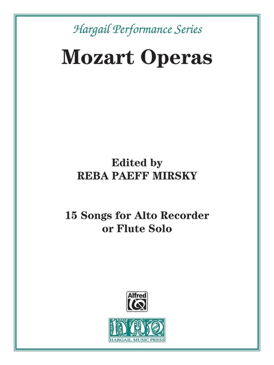 15 Songs from the Operas of Mozart